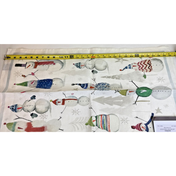 1 - Tessitura Toscana Telerie Snowman 100% Linen Kitchen Towel Sonoma - Picture 3 of 9